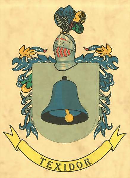 Escudo del armas del Apellido Texidor -- Texidor's Last Name Coat of Arms
